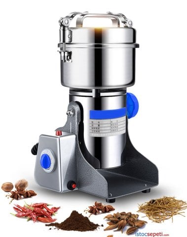 Baharat Öğütücü Kahve Kuruyemiş Öğütme Makinesi 3000 Watt