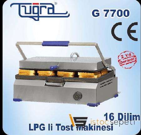 Sanayi Tost Makinası 16 Dilim Tuğra G7700