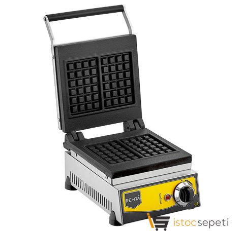 Remta Waffle Makinesi Kare Desenli W10 Sanayi Tipi Makina