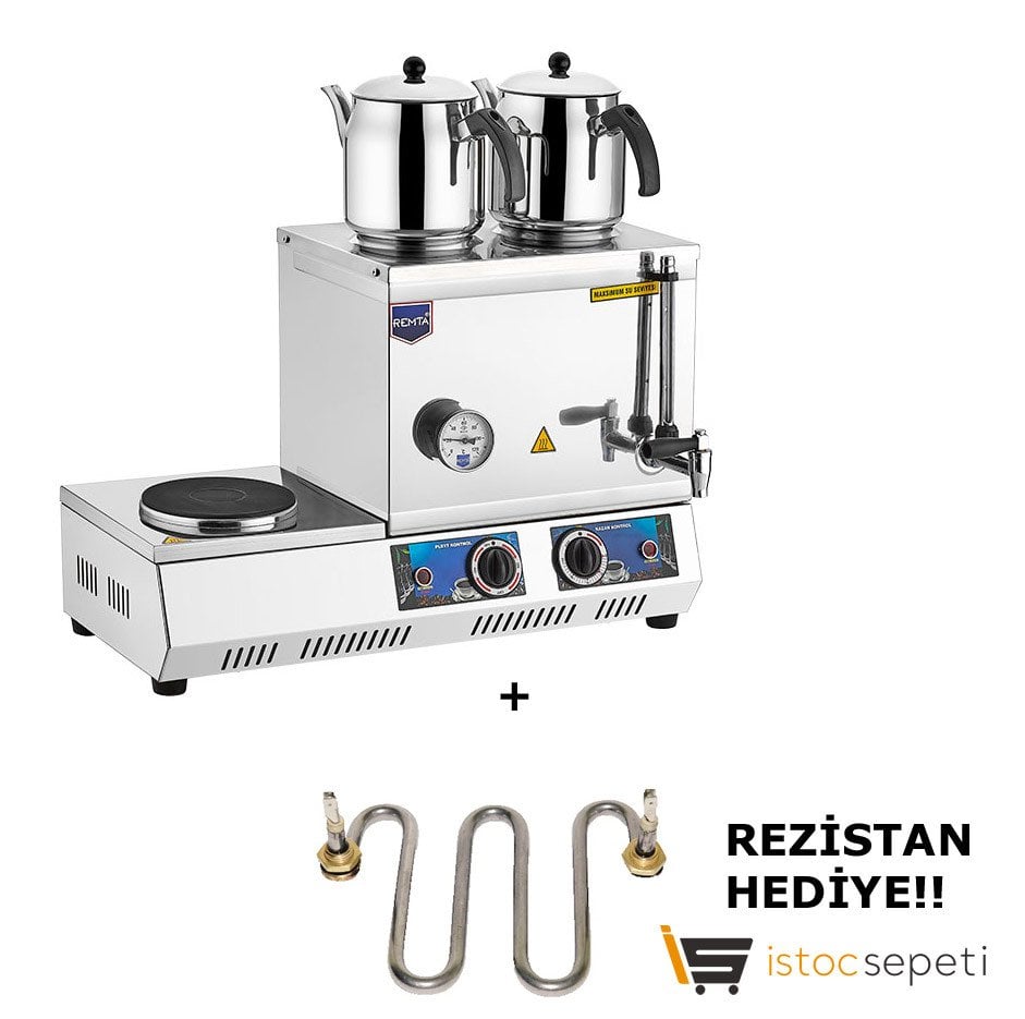 Remta 30 Model Elektrikli Çay Ocağı 23 Lt K31 + Rezistans Hediye