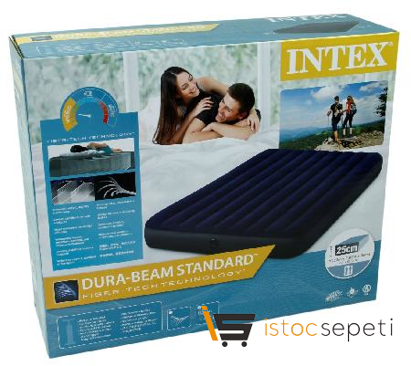 İntex IKY64759 Klasik Dura Beam Serisi Yatak 152x203x25Cm