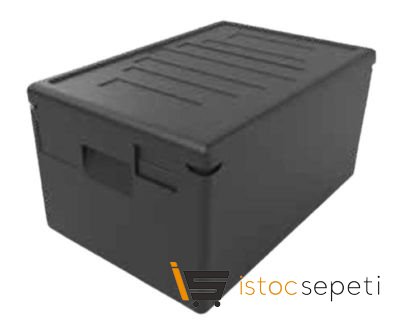 Empero Epp Carrybox Thermobox 1/1 GN Üstten Yüklemeli 46 L Siyah