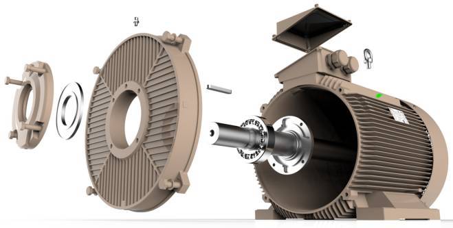 OMEGA 3MGS 160L8 - 7.5 kw 750 D/Dak IE3 Trifaze Elektrik Motoru (Sipariş vermeden önce stok bilgisi için lütfen bizimle iletişime geçiniz.)