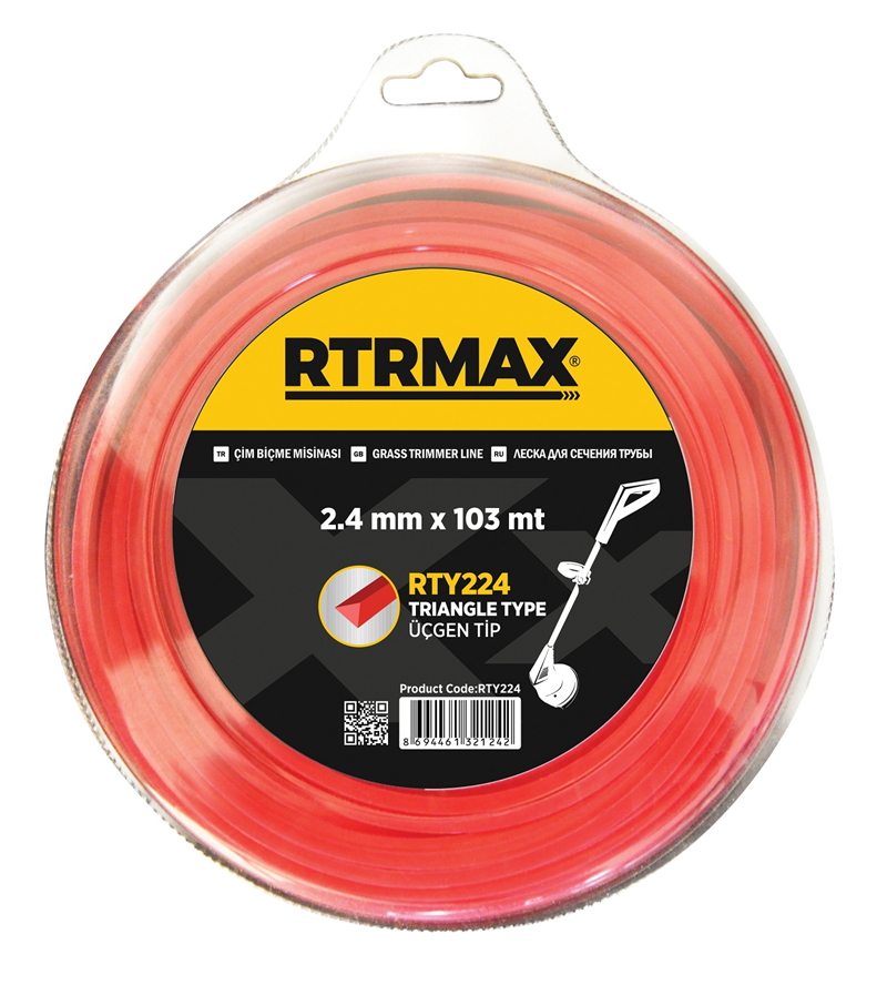 RTRMAX RTY230 3 mm x 67 m Tırpan Misinası (ÜÇGEN)