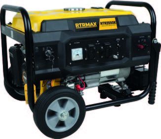 RTRMAX RTR3550E  3.5 Kva / 2.8 Kw 220V / 12V Benzinli Jeneratör