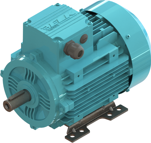 ELK 0.18 kw (1/4 HP) 3000 D/D (2EL063M2A) 380 V Trifaze IE2 Elektrik Motoru - Alüminyum