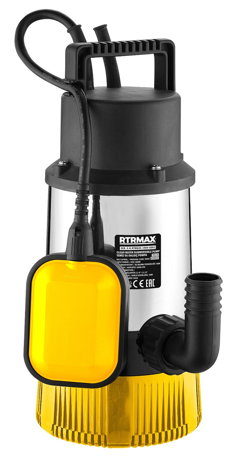 RTRMAX RTM845 800 W Temiz Su Dalgıç Pompa