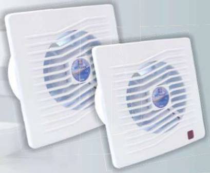 Dündar 15x15 cm L-10 2200 D/D 230 V Monofaze Ev Tipi Plastik Fan Lüks Aspiratör