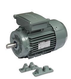 Gamak 0.55 kw (3/4 HP) 1500 D/D (MKD 80 4a) 220 V Monofaze Kalkış Daimi Kondansatörlü Merkezkaçlı Elektrik Motoru - Alüminyum