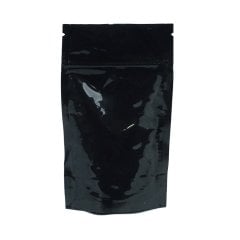 Kilitli Doypack Siyah Alüminyum 8,5x14,5x2,5 Cm