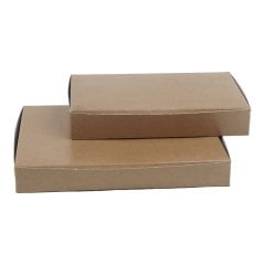 Kutu Baklava 1000 Gr Lık Kraft 24x17,5x3,5 cm 100 Adetli