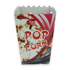 Kutu Popcorn Büyük Standart 11x13x21 Cm 500 Adetli