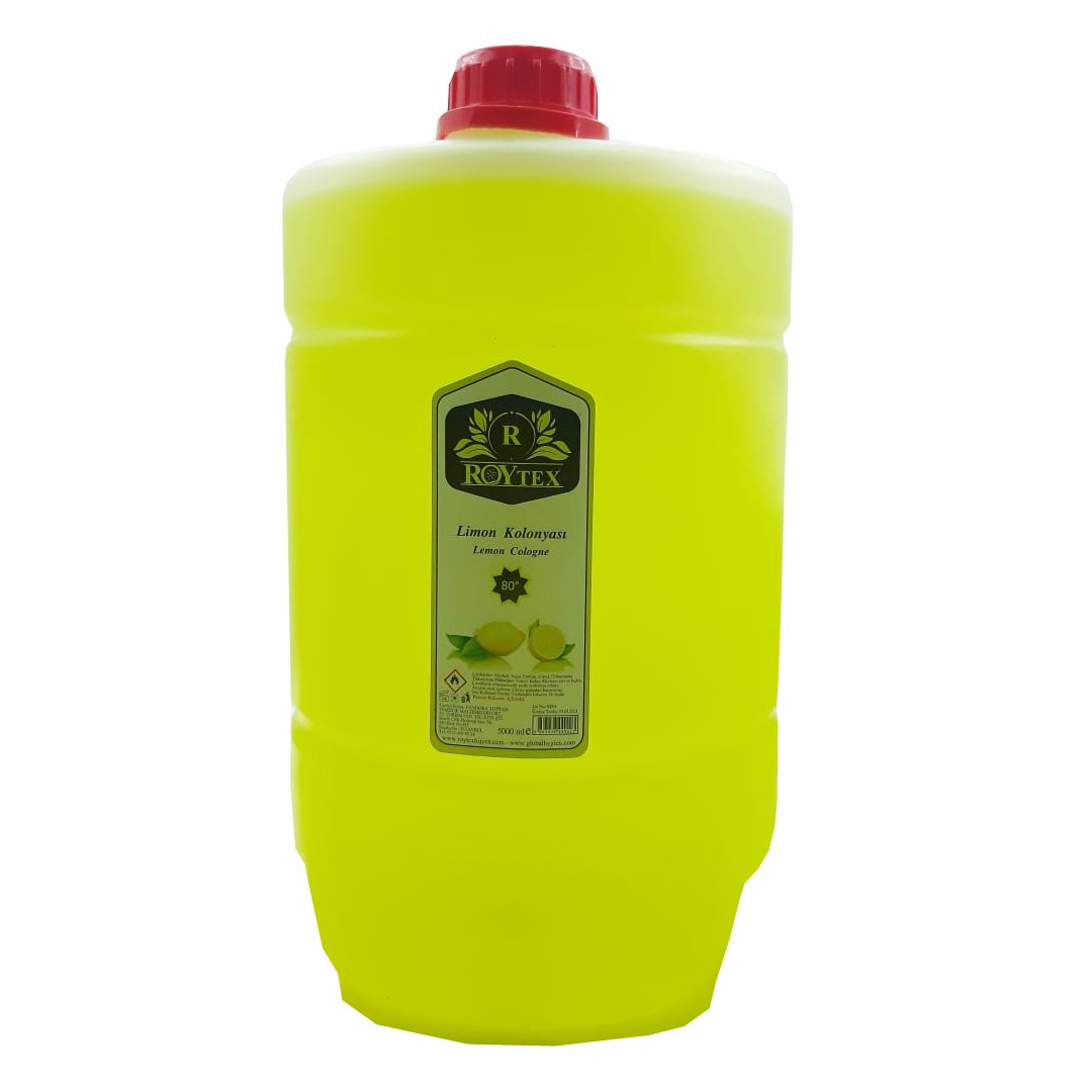 Kolonya Limon 80 Derece 5000 ml