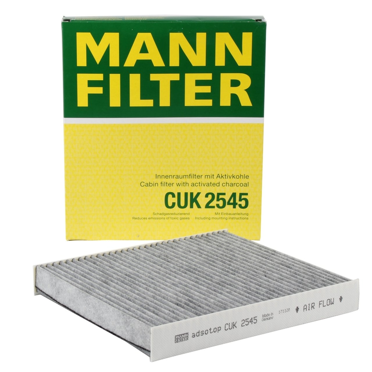 MANN CUK2545 | Skoda Roomster Karbonlu Polen Filtresi