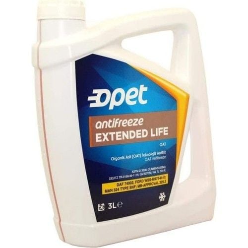 Opet Antifreeze Extended Life Kırmızı Antifriz 3 Litre