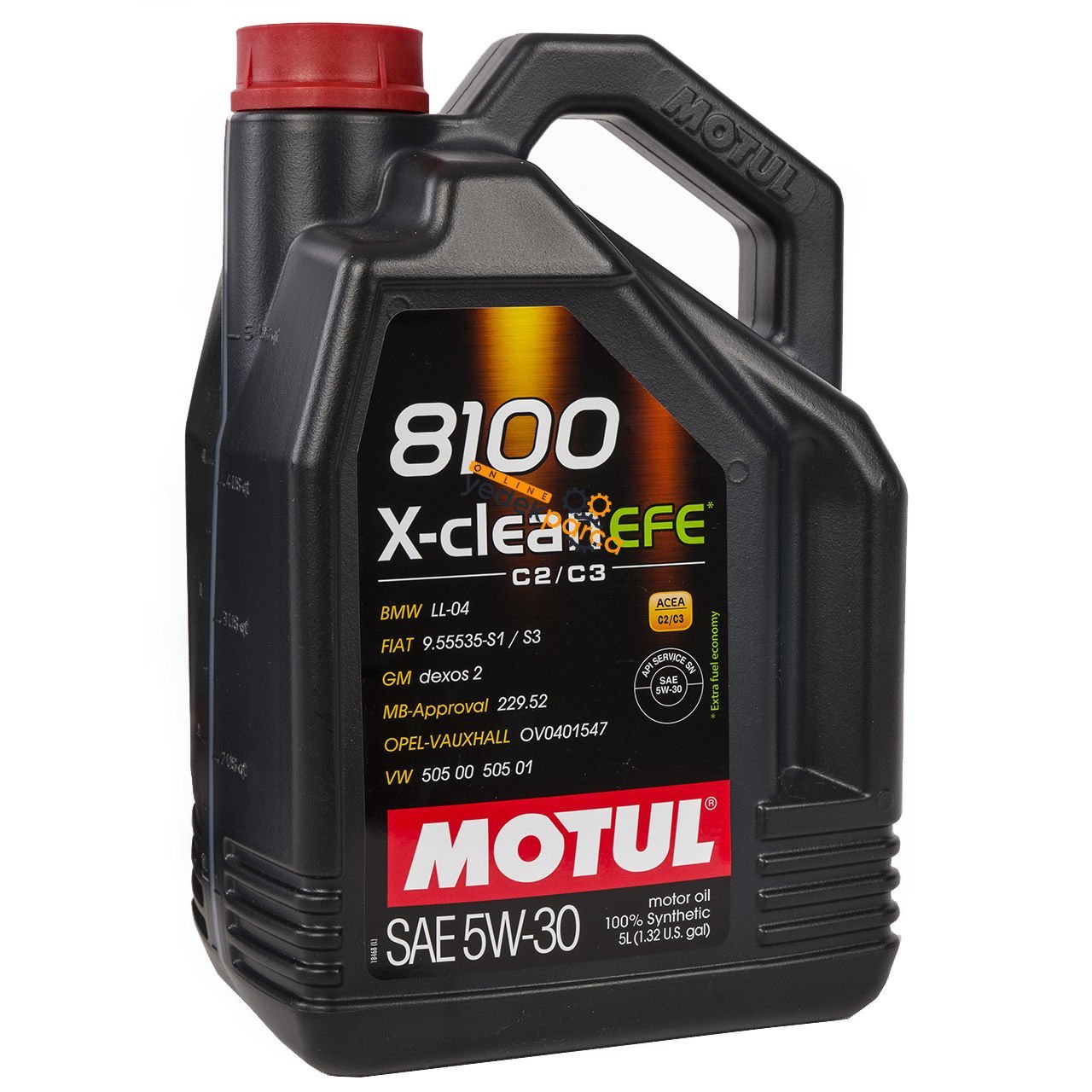 MOTUL 8100 X-Clean EFE 5W30 Dexos2 Partiküllü Motor Yağı 5LT 2023 Üretim