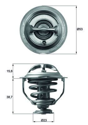 Termostat 95°C 09-15 Passat-Jetta 2.0Tsi MAHLE Marka