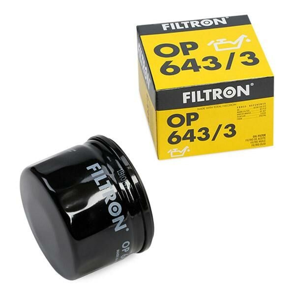 FILTRON OP643-3 | Renault Clio Symbol 1.4 1.6 16V K4J Yağ Filtresi (Ufak Tip)