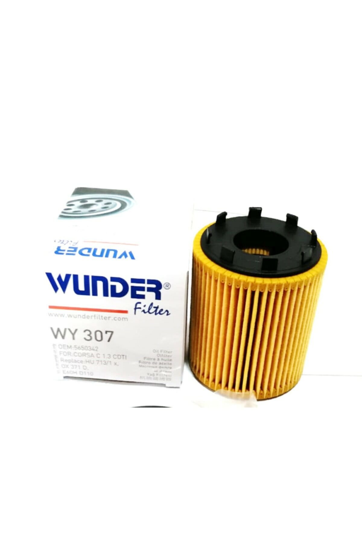 WUNDER WY307 | Opel Astra H 1.3 Dizel Tırnaklı Tip Yağ Filtresi