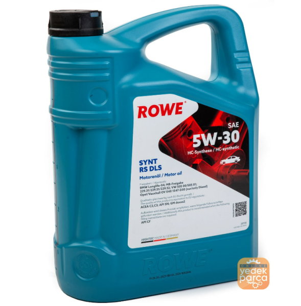 Rowe Hightec Synt Rs Dls SAE 5W30 Motor Yağı 4 Litre
