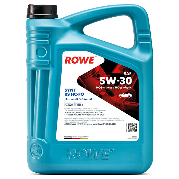 ROWE Hightec Synt Rs SAE 5W30 HC-FO Motor Yağı 4 Litre
