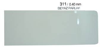 PVC 0,40*22 mm EKO PARLAK BEYAZ PVC (300 mt)