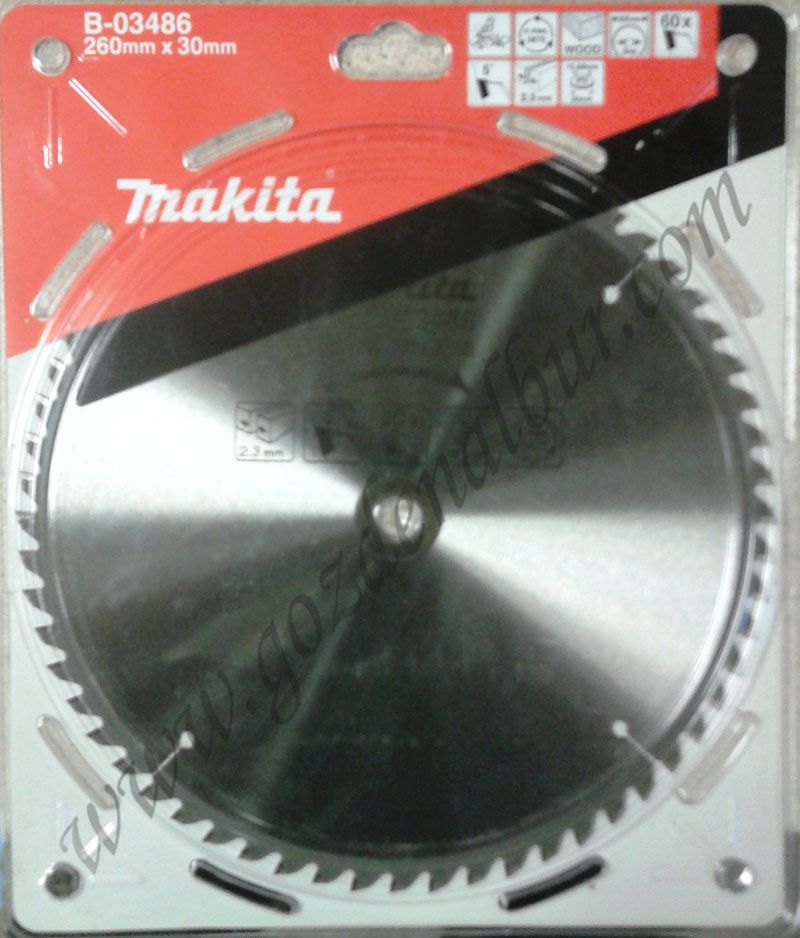 MAKİTA 260 mm. 60 diş ELMAS UÇLU TESTERE B-03486