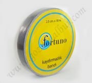 FORTUNO 25 mm*18 mt GRİ KAYDIRMAZLIK BANDI