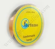 FORTUNO 25 mm*5 mt SİYAH-SARI KAYDIRMAZLIK BANDI