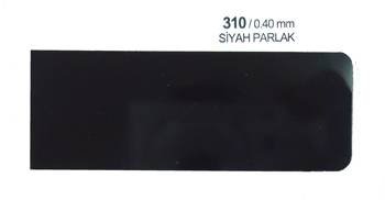 PVC 0,40*22 mm EKO PARLAK SİYAH PVC (220 mt)