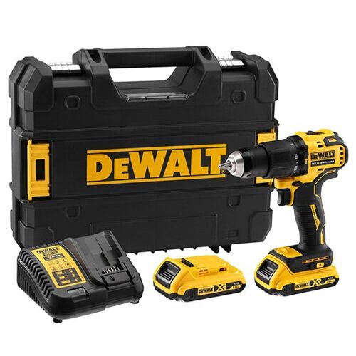 DEWALT DCD709D2T ŞARJLI DARBELİ  MATKAP 18 Volt- 2,0 Ah. Çift Akülü