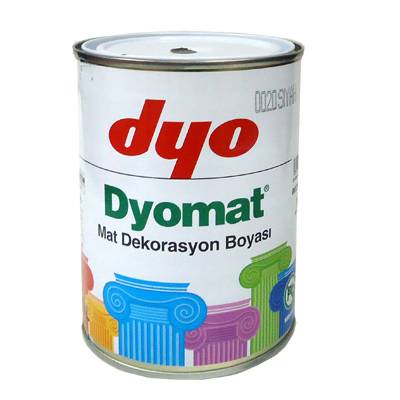 DYOMAT MAT SİYAH DEKORASYON BOYASI 2.5 LT