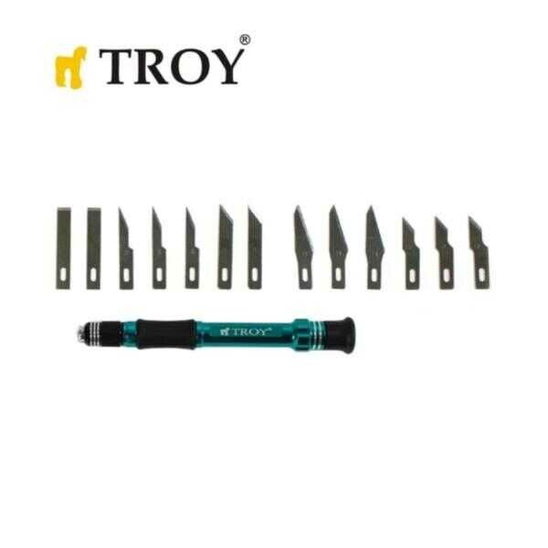 Troy 21604 Hobi maket Bıçağı Seti 14 parça