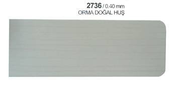 PVC 0,40*22 mm ORMA DOĞAL HUŞ PVC (300 mt)