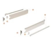 Blum Metabox 50 cm * 85 mm Yanaklı Çekmece  Rayı