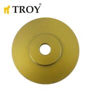 Troy 25071 Avuç Taşlamalar için Ahşap Törpü Diski, Düz Yassı
