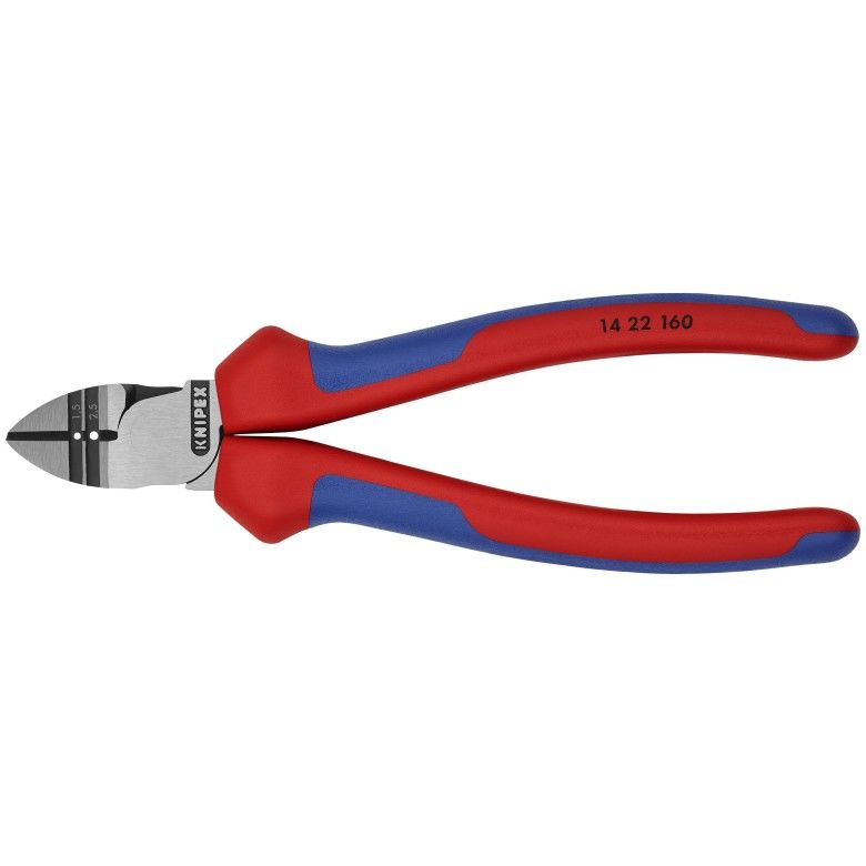 Knipex 1422160  Sıyırıcılı Yan Keski 160mm