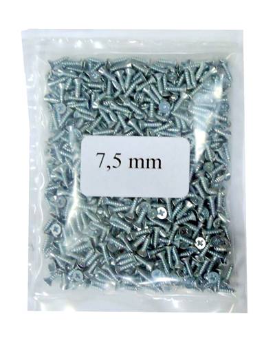 2,2*7,5 mm NİKEL KAPLAMALI VİDA 100 adet