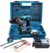 Makita HR166DWAE1  Akülü Pnomatik Delici 12Volt-2,0Ah  (76 parça set )