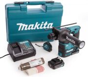 Makita HR166DWAE1  Akülü Pnomatik Delici 12Volt-2,0Ah  (76 parça set )