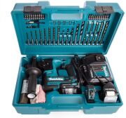 Makita HR166DWAE1  Akülü Pnomatik Delici 12Volt-2,0Ah  (76 parça set )