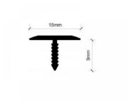 T ÇITA 15 mm ALÜMİNYUM MAT ELOKSAL 270cm