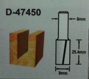 MAKİTA D-47450 DÜZ KANAL BIÇAĞI 8 mm.(6 mm şaftlı)