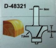 MAKİTA D-48321 BALIK SIRTI FREZE BIÇAĞI (6 mm Şaftlı)