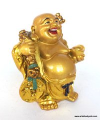 6'lı Altın Renkli Buda Biblosu