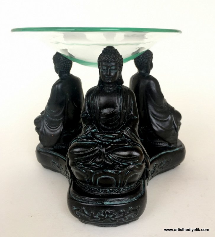 Üçlü Buda Mumluk ( Buhurdanlık )