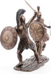 Achilles ve Hector Şovalye Biblo