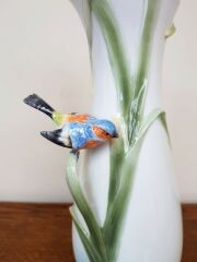 Porselen Kuşlu Vazo