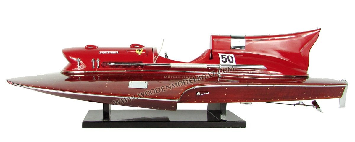 Ahşap Sürat Teknesi (Ferrari Hydroplane)