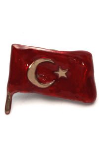 Blora Türk Bayrağı 3D Rozet